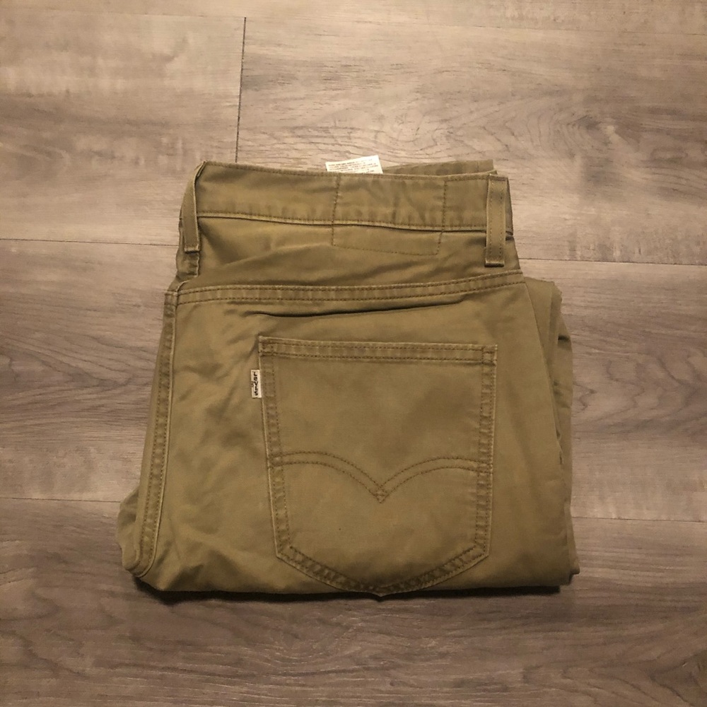 Levi's 511 White Tab Slim Khaki Trousers 34x30